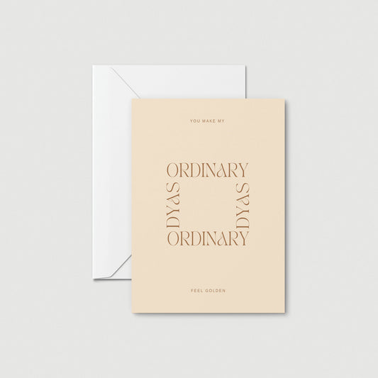 Ordinary Days